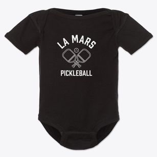 La Mars North Dakota Pickleball Baby Onesie
