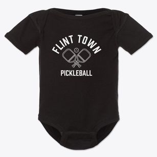 Flint Town New York Pickleball Baby Onesie