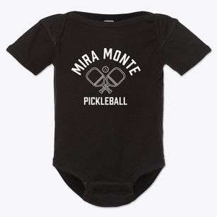 Mira Monte California Pickleball Baby Onesie