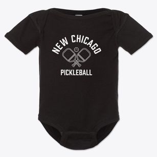 New Chicago Ohio Pickleball Baby Onesie
