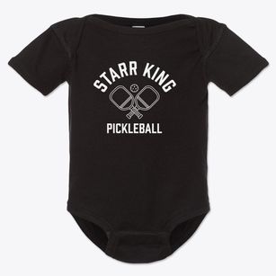 Starr King New Hampshire Pickleball Baby Onesie