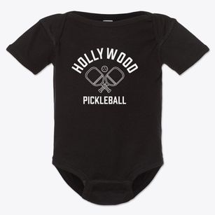 Hollywood Florida Pickleball Baby Onesie