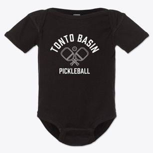 Tonto Basin Arizona Pickleball Baby Onesie