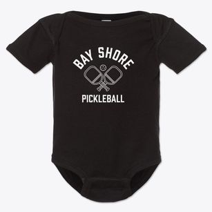 Bay Shore Michigan Pickleball Baby Onesie
