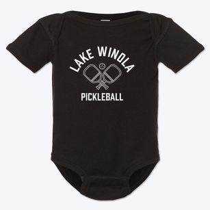 Lake Winola Pennsylvania Pickleball Baby Onesie