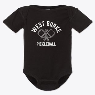 West Burke Vermont Pickleball Baby Onesie