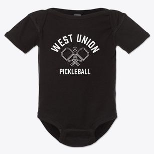 West Union New York Pickleball Baby Onesie