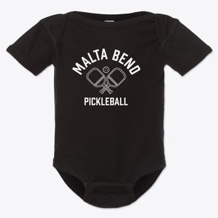 Malta Bend Missouri Pickleball Baby Onesie