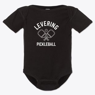 Levering Michigan Pickleball Baby Onesie