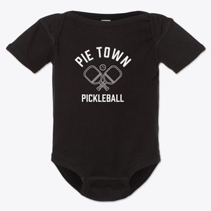 Pie Town New Mexico Pickleball Baby Onesie
