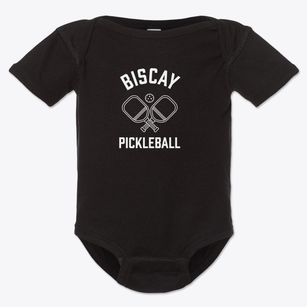 Biscay Minnesota Pickleball Baby Onesie