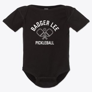 Badger Lee Oklahoma Pickleball Baby Onesie