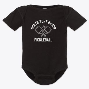North Port Byron New York Pickleball Baby Onesie