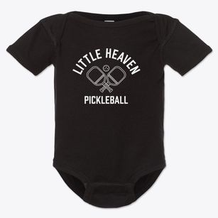 Little Heaven Delaware Pickleball Baby Onesie