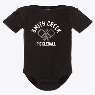 Smith Creek North Carolina Pickleball Baby Onesie