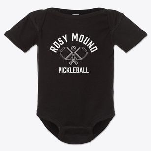 Rosy Mound Michigan Pickleball Baby Onesie
