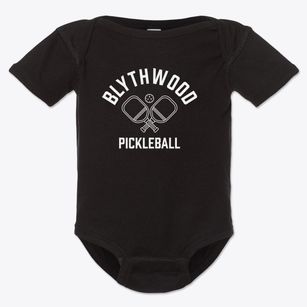 Blythwood Louisiana Pickleball Baby Onesie