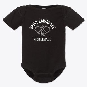Saint Lawrence New York Pickleball Baby Onesie