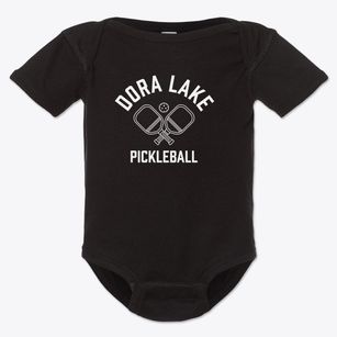 Dora Lake Minnesota Pickleball Baby Onesie