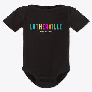 Lutherville Maryland Color Pop Baby Onesie