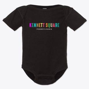 Kennett Square Pennsylvania Color Pop Baby Onesie