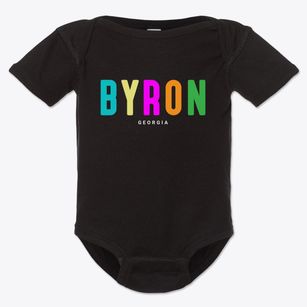 Byron Georgia Color Pop Baby Onesie