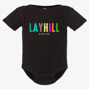 Layhill Maryland Color Pop Baby Onesie
