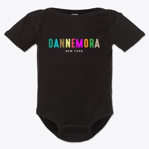 Dannemora New York Color Pop Baby Onesie