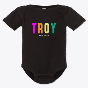 Troy New York Color Pop Baby Onesie