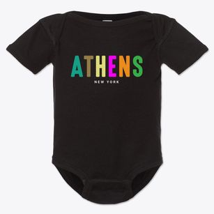 Athens New York Color Pop Baby Onesie