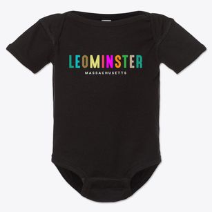 Leominster Massachusetts Color Pop Baby Onesie