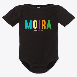 Moira New York Color Pop Baby Onesie