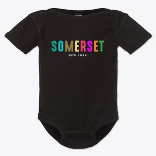Somerset New York Color Pop Baby Onesie