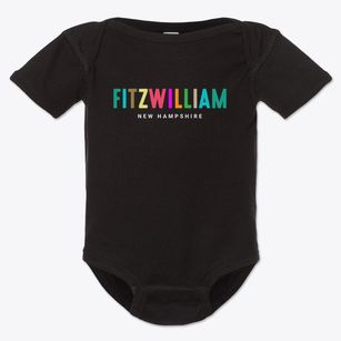 Fitzwilliam New Hampshire Color Pop Baby Onesie