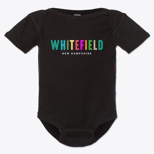 Whitefield New Hampshire Color Pop Baby Onesie