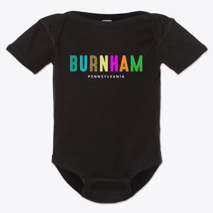 Burnham Pennsylvania Color Pop Baby Onesie
