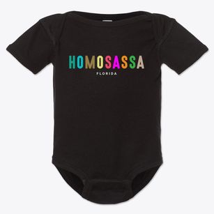 Homosassa Florida Color Pop Baby Onesie