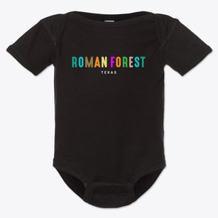 Roman Forest Texas Color Pop Baby Onesie