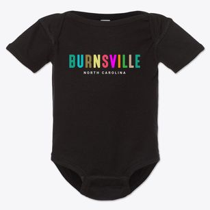 Burnsville North Carolina Color Pop Baby Onesie