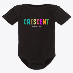 Crescent Oklahoma Color Pop Baby Onesie