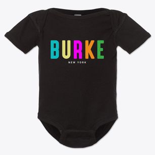 Burke New York Color Pop Baby Onesie