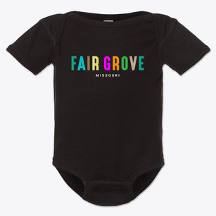 Fair Grove Missouri Color Pop Baby Onesie