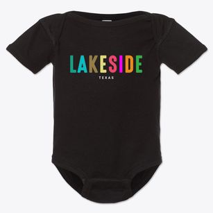 Lakeside Texas Color Pop Baby Onesie