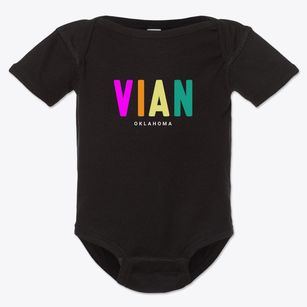 Vian Oklahoma Color Pop Baby Onesie