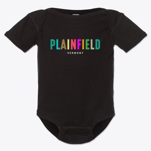 Plainfield Vermont Color Pop Baby Onesie