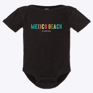 Mexico Beach Florida Color Pop Baby Onesie