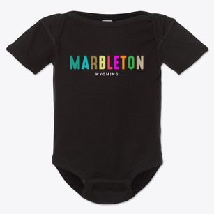 Marbleton Wyoming Color Pop Baby Onesie