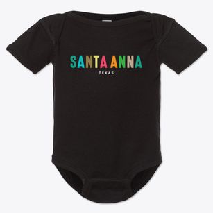 Santa Anna Texas Color Pop Baby Onesie