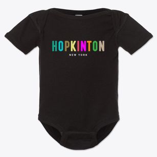 Hopkinton New York Color Pop Baby Onesie