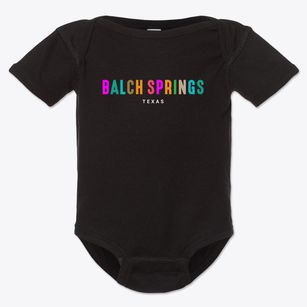 Balch Springs Texas Color Pop Baby Onesie